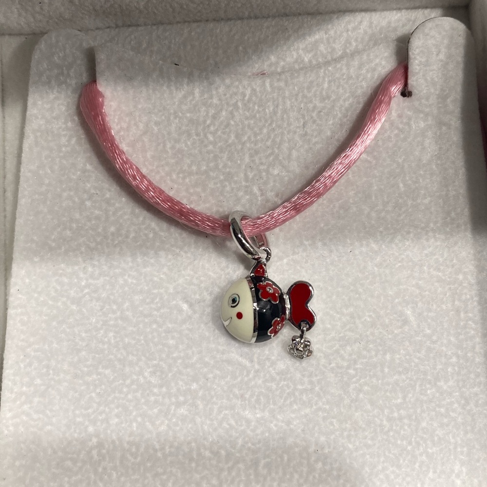 Aaron Basha Ball Fish Charm. NEVER BEEN WORN - Picture 3 of 4